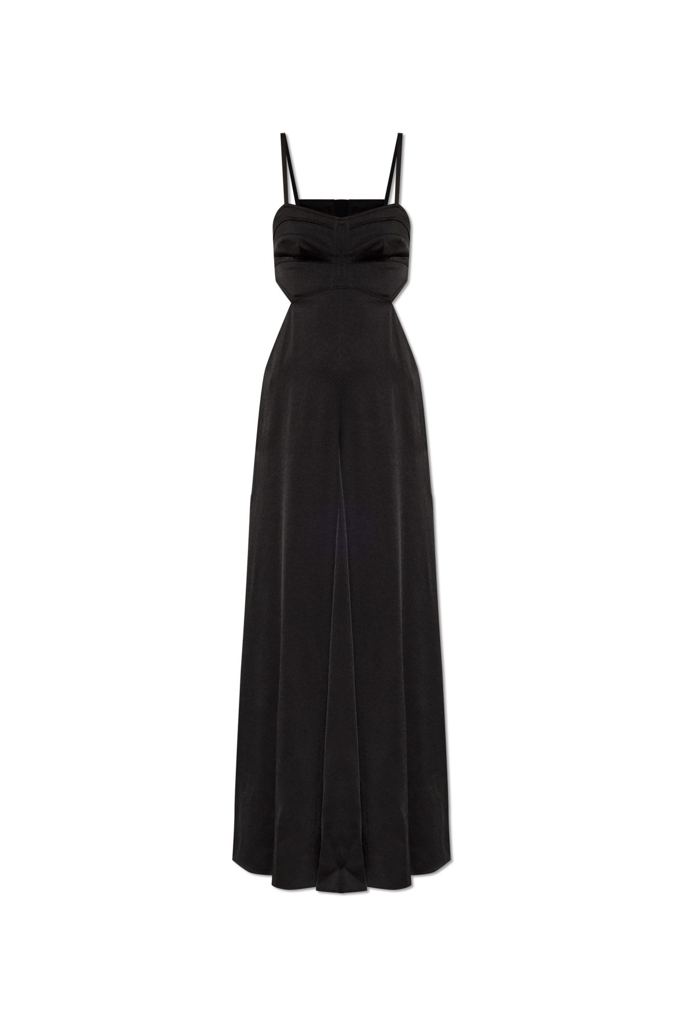 ワンピース Isabel Marant SS25 KANDIS LONG DRESS (RO0765FAC1J04I 01BK) KANDIS DRESS Woman black | ISABEL MARANT Official online store